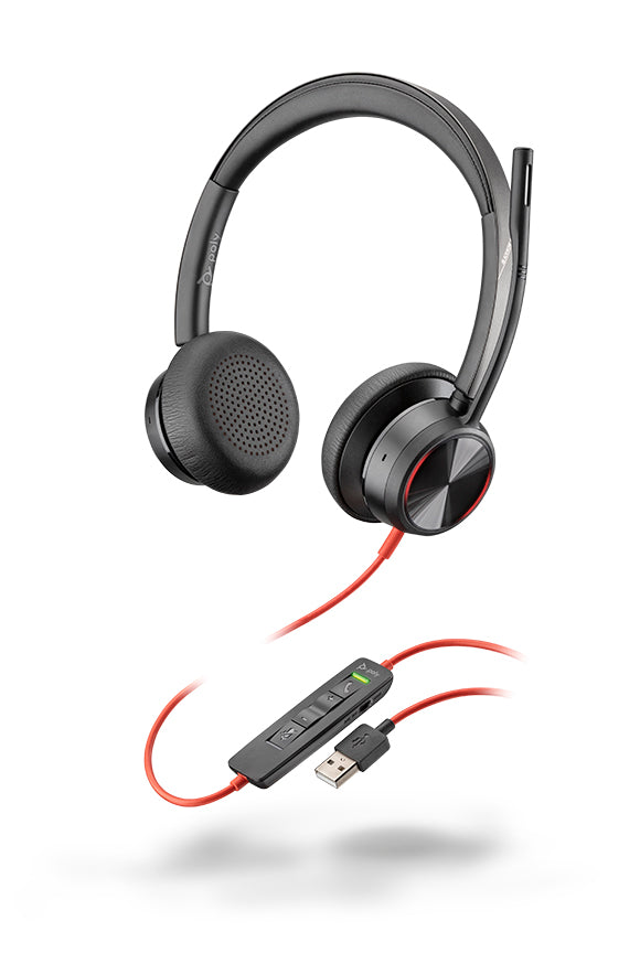HP Poly Blackwire BW8225 USB-A Stereo HP Poly Blackwire BW8225 USB-A Stereo